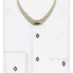 Half-twist stretch white traditional shirt – Preview 1