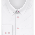 Half-twist stretch white formal shirt – Preview 1