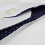 Weißes Leinenpopeline Hemd – Vorschau 5