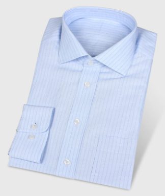 Linen Shirt Blue Striped