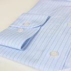 Leinenhemd Blau liniert – Vorschau 5