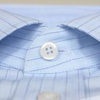 Leinenhemd Blau liniert – Vorschau 8