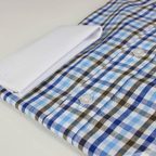 Leinenhemd kariert mit Winchesterkragen – Vorschau 4