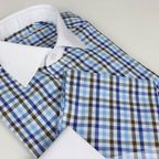 Leinenhemd kariert mit Winchesterkragen – Vorschau 6