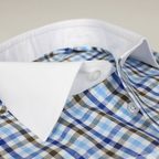 Leinenhemd kariert mit Winchesterkragen – Vorschau 7