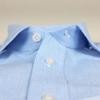 Pepita-Hemd Leinen Blau – Vorschau 8