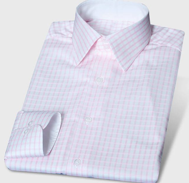 Rosa Karo hoher Kragen – Vorlagenbild