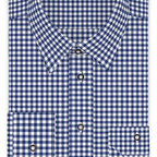 Vichykaro Dunkelblau Trachtenhemd – Vorschau 1