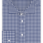 Vichykaro Dunkelblau Freizeithemd – Vorschau 1