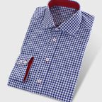 Rot-blaues Freizeithemd – Vorschau 1