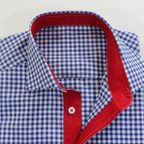 Rot-blaues Freizeithemd – Vorschau 6