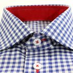 Rot-blaues Freizeithemd – Vorschau 8