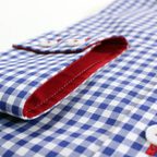 Rot-blaues Freizeithemd – Vorschau 9