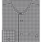 Vichykaro Dunkelgrau Freizeithemd Trachtenhemd – Vorschau 1