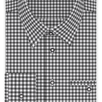 Vichykaro Dunkelgrau Trachtenhemd – Vorschau 1