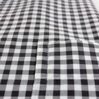 Checkered Shirt White Grey with Cutaway Collar – Preview 2