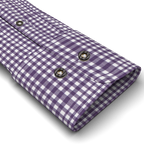 Vichykaro Violett Trachtenhemd – Vorschau 2