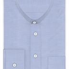 Full-twist twill blue business shirt – Preview 1