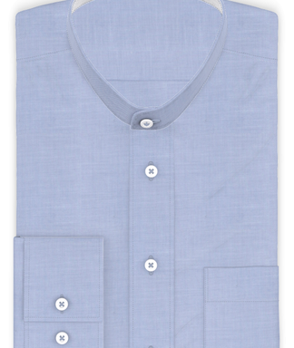 Vollzwirn Twill Blau Businesshemd