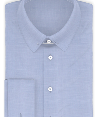 Vollzwirn Twill Blau Businesshemd