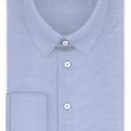 Full-twist twill blue business shirt – Preview 1