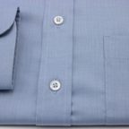 Blue Business twill shirt – Preview 4