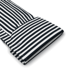 Half-twist Roman stripe black business shirt – Preview 2