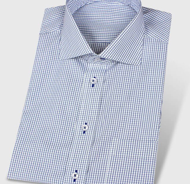 Fine Short Sleeve Shirt 2-ply Egypt Cotton – Template image