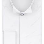 Full-twist twill white formal shirt – Preview 1