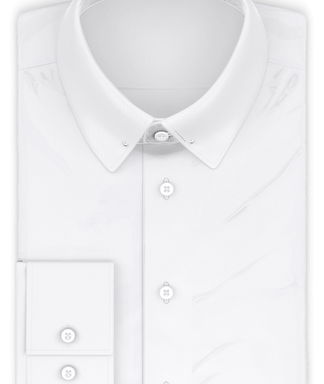 Vollzwirn Twill Weiß Businesshemd