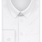 Full-twist twill white business shirt – Preview 1
