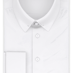 Full-twist twill white formal shirt – Preview 1