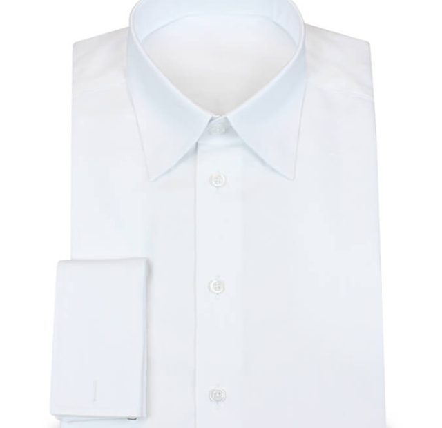 Elegant Custom 2-ply Custom Made Shirt with French Cuff – Template image