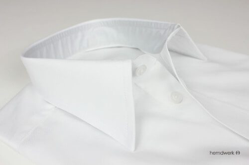 Kentkragen weißes Hemd 2