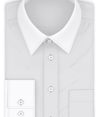 Vollzwirn Twill Hellgrau Businesshemd