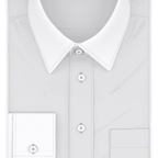 Full-twist twill light gray business shirt – Preview 1