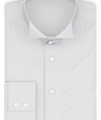 Vollzwirn Twill Hellgrau Festliches Hemd