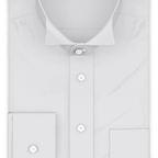 Full-twist twill light gray formal shirt – Preview 1