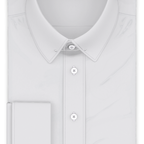Full-twist twill light gray formal shirt – Preview 1
