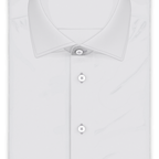 Full-twist twill light gray short-sleeve shirt – Preview 1