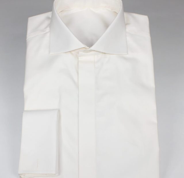 Hochzeitshemd in Creme Elfenbein Ivory festlich – Vorlagenbild