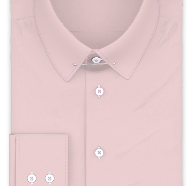 Full-twist twill pink formal shirt – Template image