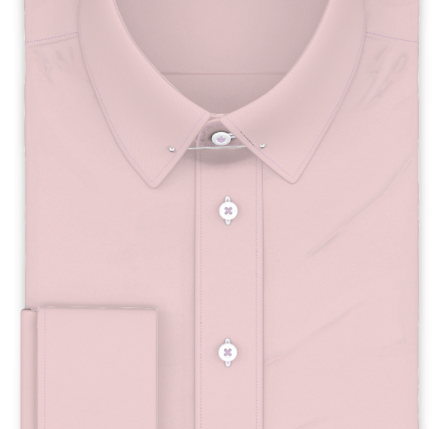 Full-twist twill pink formal shirt – Template image