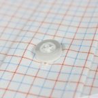 Kariertes Buttondownhemd orange-weiß-blau-kariert – Vorschau 4