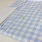 Vichykaro light blue with french cuff – Preview 6