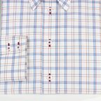 2-ply Cotton Shirt Checkered with Button-Under Collar – Preview 9