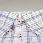 2-ply Cotton Shirt Checkered with Button-Under Collar – Preview 8