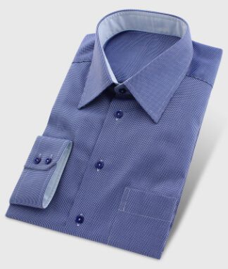 Noble 2ply Cotton Shirt Navy