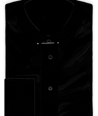Vollzwirn Popeline Schwarz Festliches Hemd