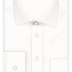 Full-twist poplin ivory business shirt – Preview 1
